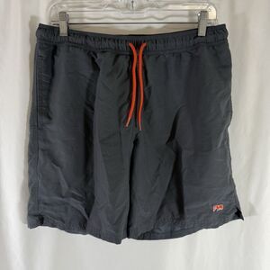The Normal Brand Swim Trunks Men's Medium Grey Elastic Waist Drawstring Pull On